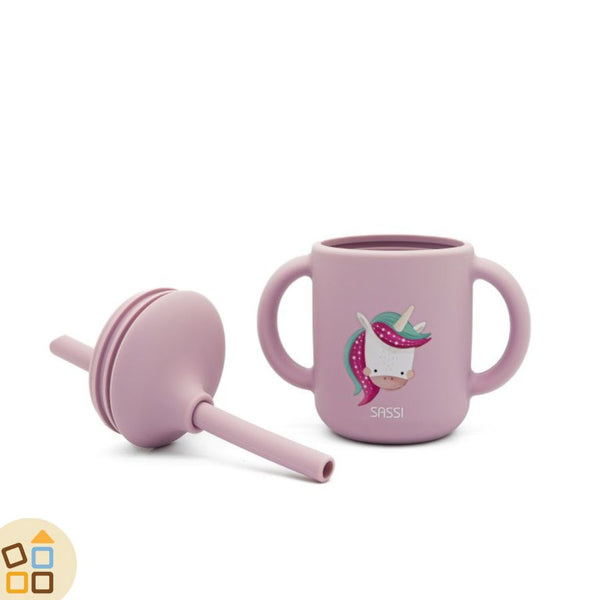 Pallone Con Motivo Della Fiaba In Gomma Unicorno Mondo