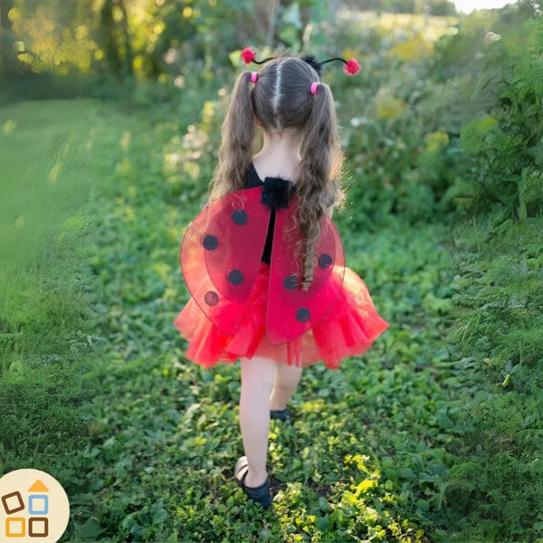 Coccinella Carnevale Bambina Vestito Da Coccinella Costume