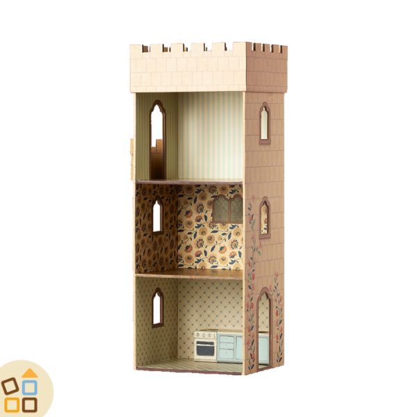 Miniatura Scaffale In Legno Per Casa Delle Bambole | Scala 1:12 | Stile Cottage Vintage Da Dipingere