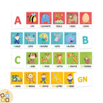 Alfabeto Tattile/Fonetico Montessori - Flashcards