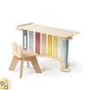 Arco Dondolo Montessori 6in1, Tavolo + Sedia + Scivolo