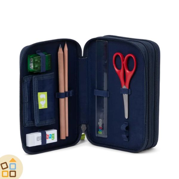 TOTTO - Estuche Escolar Grande, Modelo Kijal, Estuche Juvenil, Dimensiones 21 x 12 x 3 cm, Una Sola Cremallera, Asa Lateral para Colgar o Transportar, Resistente y Duradero, Color Negro TOTTO - Estuche Escolar Grande, Modelo Kijal, Estuche Juvenil, Dimensiones 21 x 12 x 3 cm, Una Sola Cremallera, Asa Lateral para Colgar o Transportar, Resistente y Duradero, Color Negro