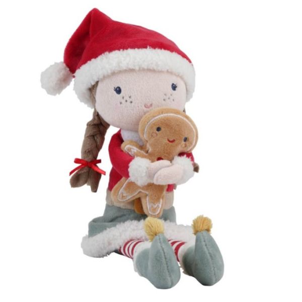 Bambola Morbida in Stoffa (35 cm) - Rosa Christmas Doll 2023
