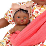 Bambola 40 cm con Bebè, Alika 3710