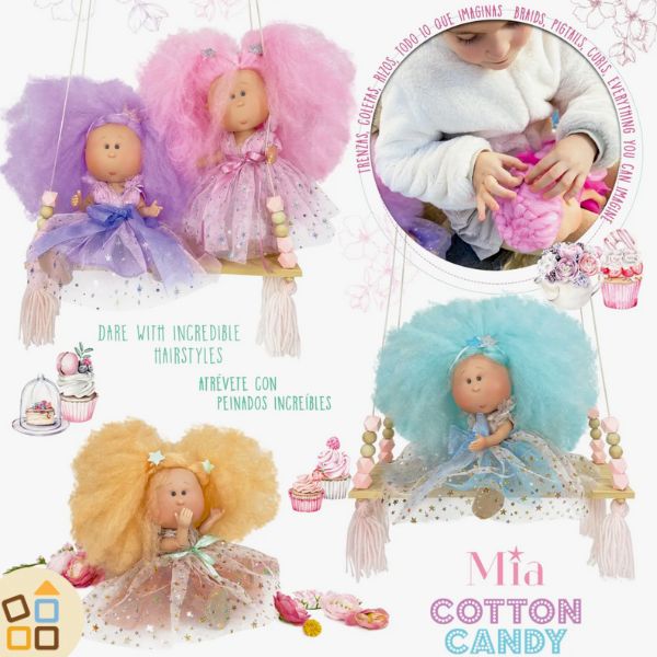 Bambola - Mia Cotton Candy Rosa