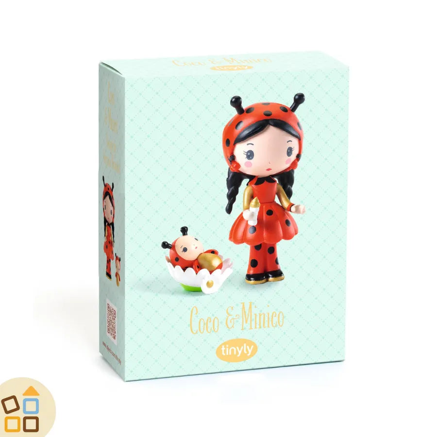 DJECO Tinyly Fiorista Rosalie – Bambola Moda E Accessori, Giocattolo Creativo Per Bambine, Multicolore (36954)