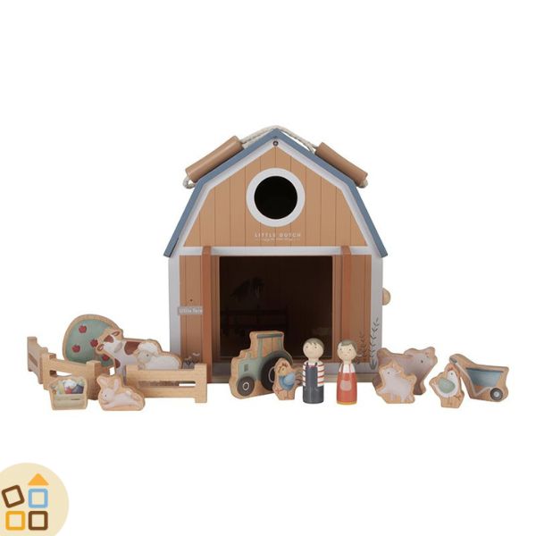 Little Dutch Casa delle Bambole Fattoria con Animali (2-5 anni