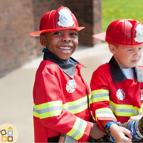 Costume da Pompiere con Accessori1