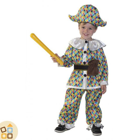Arlecchino Costume Carnevale Silente Vendita Vestiti Carnevale