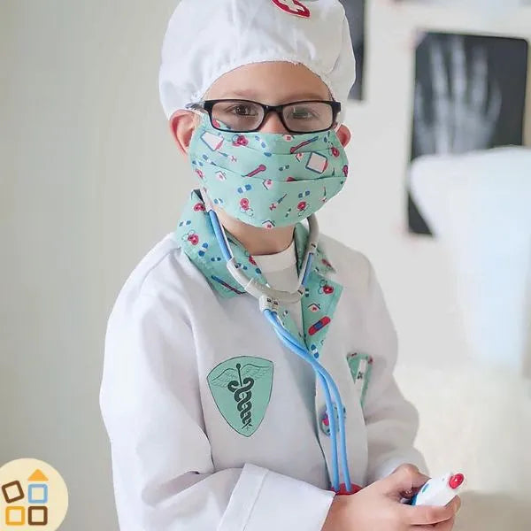 De Doctora Para Niña Vestito Carnevale Dottoressa Bambina Costume