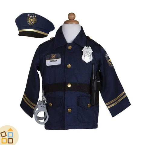 Maglietta 5° Compleanno Polizia Per Bambini - Costume Auto Polizia 5 Anni - Foto 5
