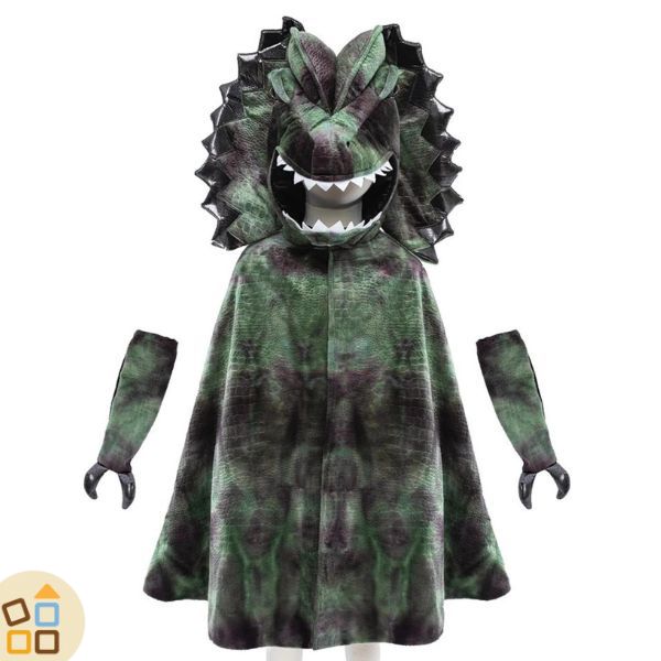 Travestimento Animali Feste Costume Mantello Dinosauro Per Bambini
