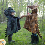 Costume Dilofosauro con Testa, Artigli e Coda (4-8 anni)