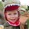 Costume Tirannosauro T-Rex Verde con Testa, Artigli e Coda