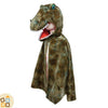 Costume Tirannosauro T-Rex Verde con Testa, Artigli e Coda