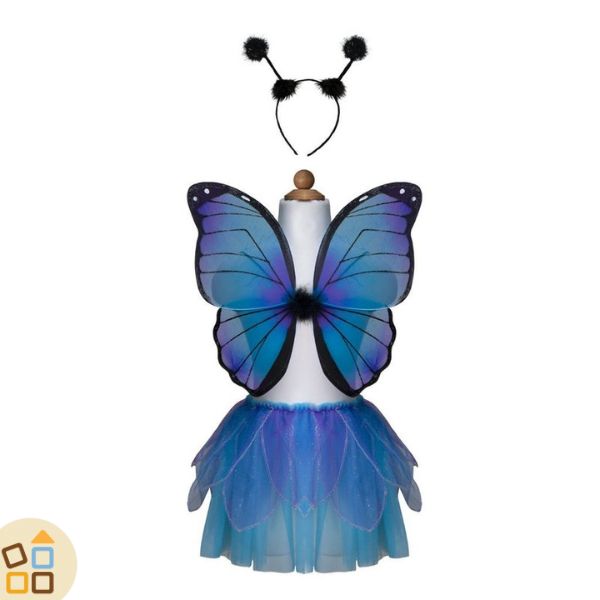 Costume Per Bambini Ali Di Farfalla Con Luci E Musica Con Tutù - Foto 8