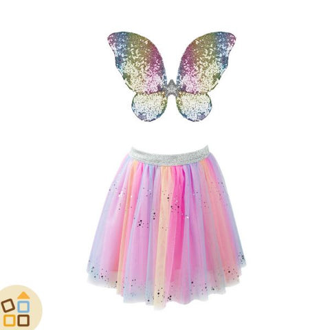 Costume da Carnevale da donna in tulle, arcobaleno, ballo Costume da Carnevale da donna in tulle, arcobaleno, ballo