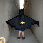 Costume Mantello Super Eroe Uomo Pipistrello (tipo Batman)