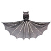 Costume Pipistrello Scheletro - Mantella Grigio (4-8 anni)