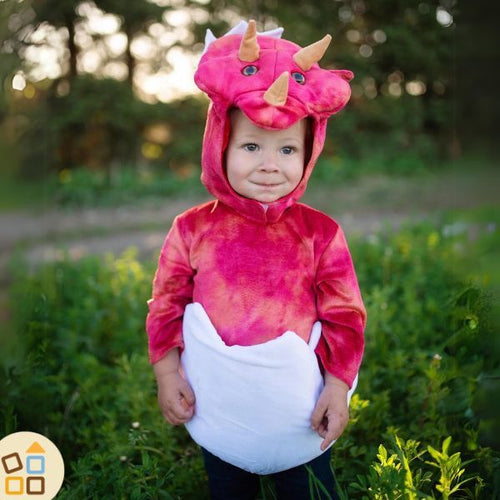 Costume Tuta Baby Triceratopo nell'Uovo (12-24 mesi)