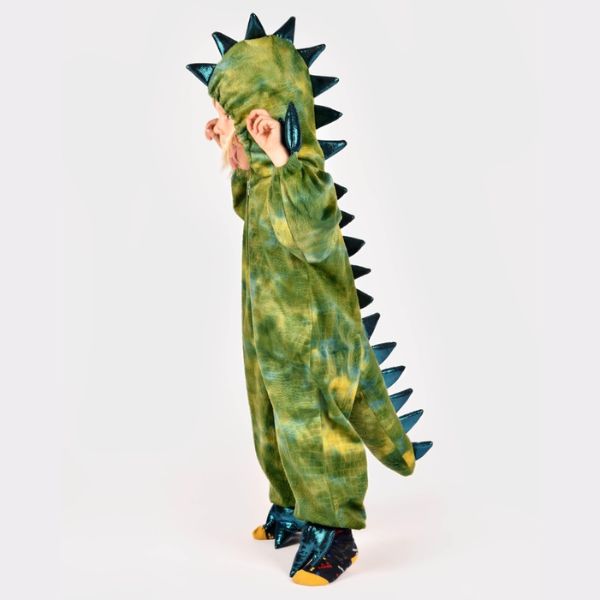 Costume Dinosauro - Tuta da Tirannosauro T-Rex Verde (4-5 anni)
