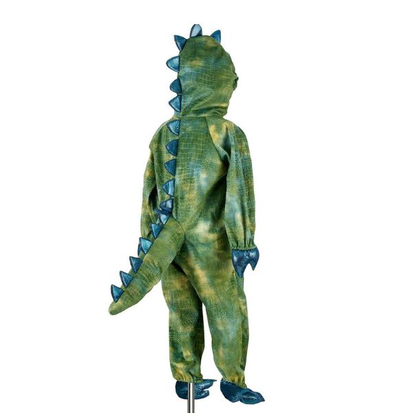 Costume Dinosauro - Tuta da Tirannosauro T-Rex Verde (4-5 anni)