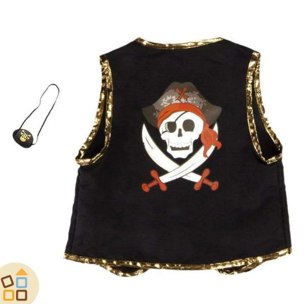 Costume Pirata (tipo One Piece) con Benda