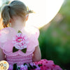 Costume da Fata dei Fiori Rosa con Ali