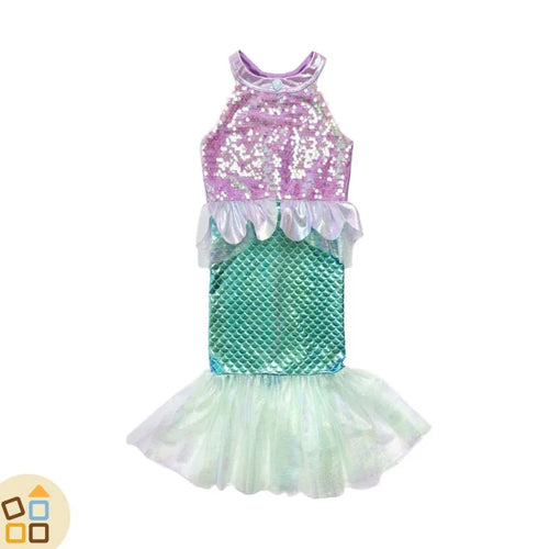 Costume da Sirena con Pailettes
