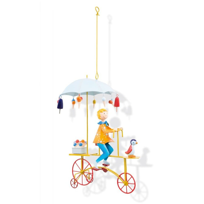 Decorazione da Appendere "La bicicletta dei gelati" - Realizzata a Mano in Francia