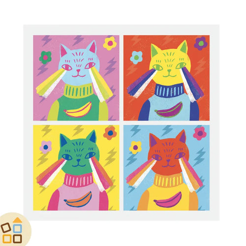 Crea con gli stickers, inspired by Andy Warhol