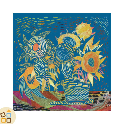 Scratch Art, inspired by Vincent Van Gogh