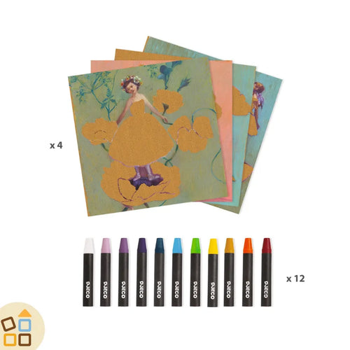 Crea con pastelli a cera, inspired by Edgar Degas