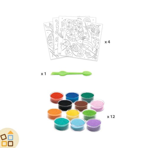 Crea Quadri di Sabbia, inspired by Vassily Kandinsky