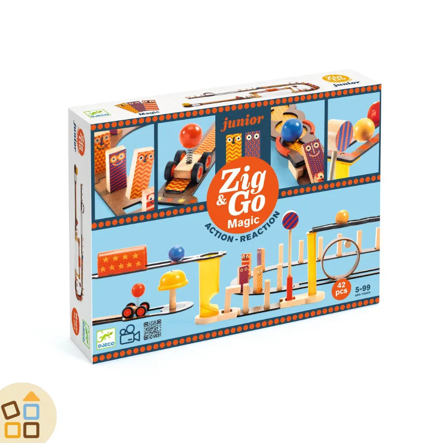 Zig & Go Junior Magic 42 pz djeco scatola del gioco chiusa