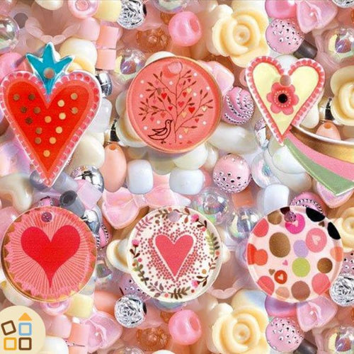 Perline Colorate - Cuori Romantici