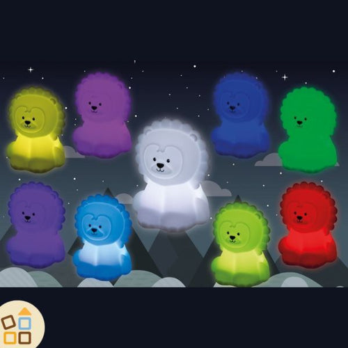 Luce Notturna Ricaricabile Morbida, Leone