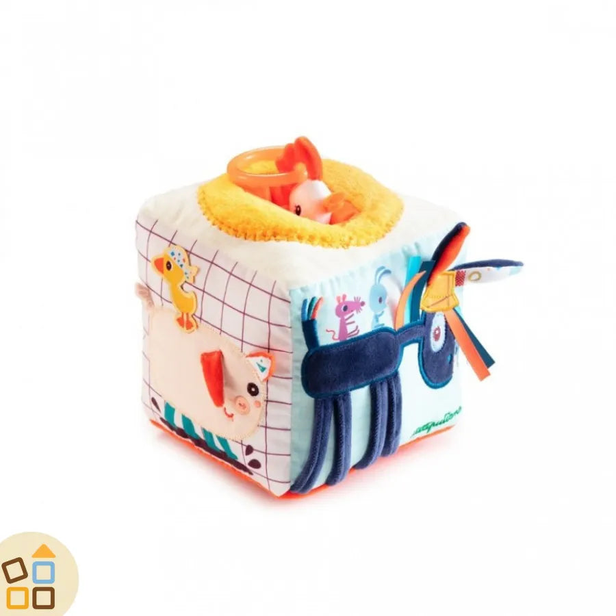 lilliputiens-83156-cubo-sonoro-attivita-fattoria-bambini