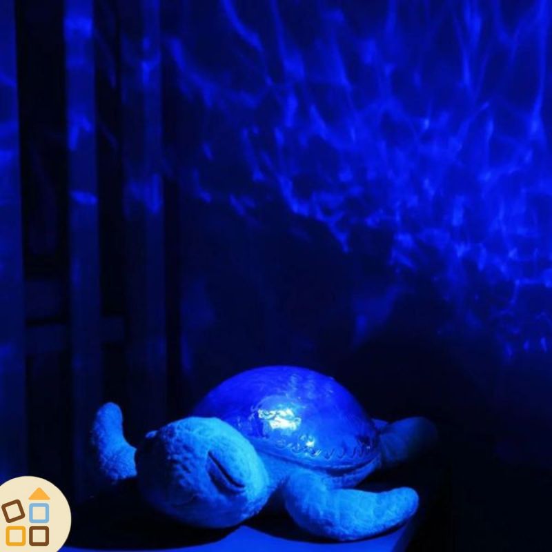 Luce notturna 3D a forma di tartaruga marina con sfera di Luce notturna 3D a forma di tartaruga marina con sfera di