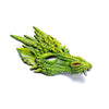 Maschera da Drago Verde - Morbida e Regolabile