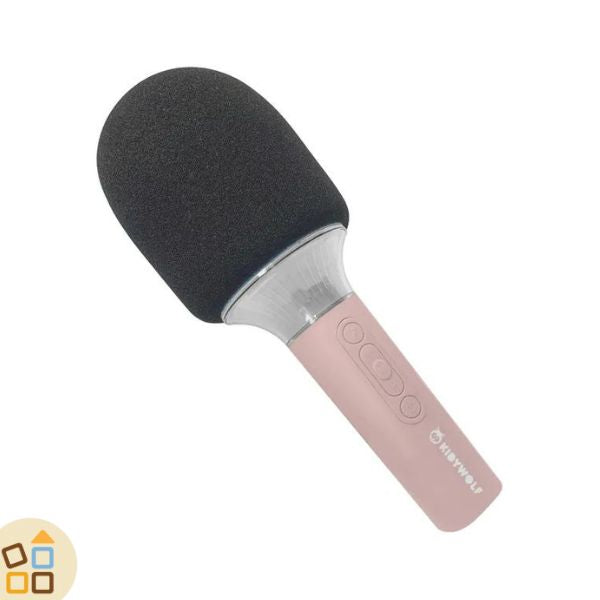 KidyMic Microfono per Bambini, Bluetooth Rosa (3-12 anni