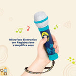 Microfono Karaoke (con 8 canzoni e amplificatore voce)
