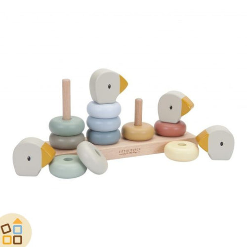 Gioco da Impilare - La Famiglia di Piccole Oche