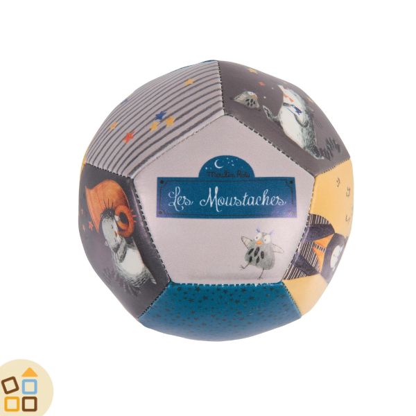 Moulin Roty | Palla Morbida Piccola per Bambini - Gatti – Centro Gioco