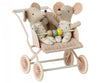 Passeggino Rosa Multiplo (3 posti) per Baby Topini e Coniglietti