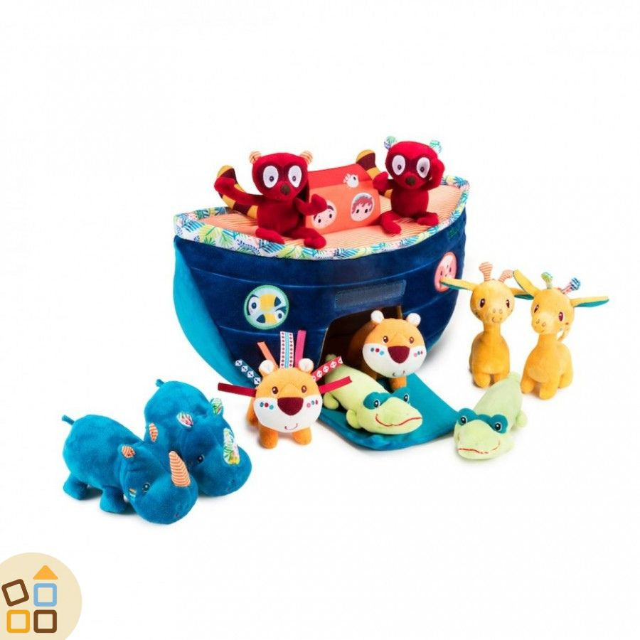 prrima-arca-di-Noe-pupazzi-gioco-prima-infanzia-stoffa-lilliputiens-83089-regalo-bambini-negozio-giocattoli-toys-genova-centro-gioco-educativo