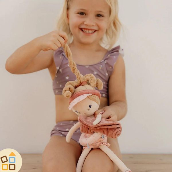 Bambola Morbida 35 cm, Rosa Summer Doll