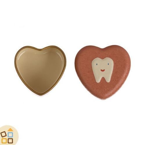 Scatola Porta Dentini in Metallo - Rosa