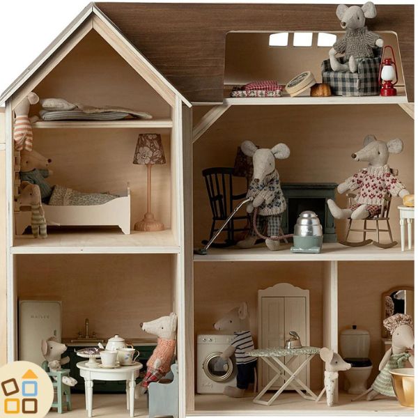 Maileg Dollhouse Casita Maileg Small Dollhouse In A Suitcase