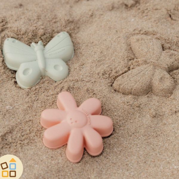 Set da Spiaggia, Forme Flowers & Butterflies